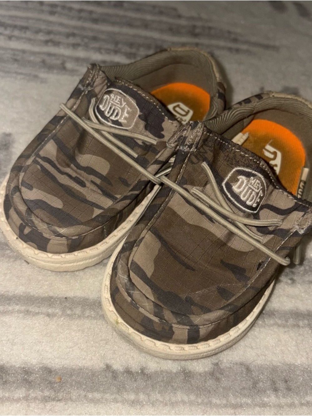Hey Dude Kids Toddler 8 Camouflage Slip-On Shoes - Brown Camo